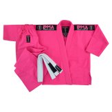 PMA Kids Elite Pearl Weave Jiu Jitsu Gi - Pink