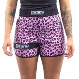 Tatatmi Ladies Recharge Fight Shorts - Pink Leopard