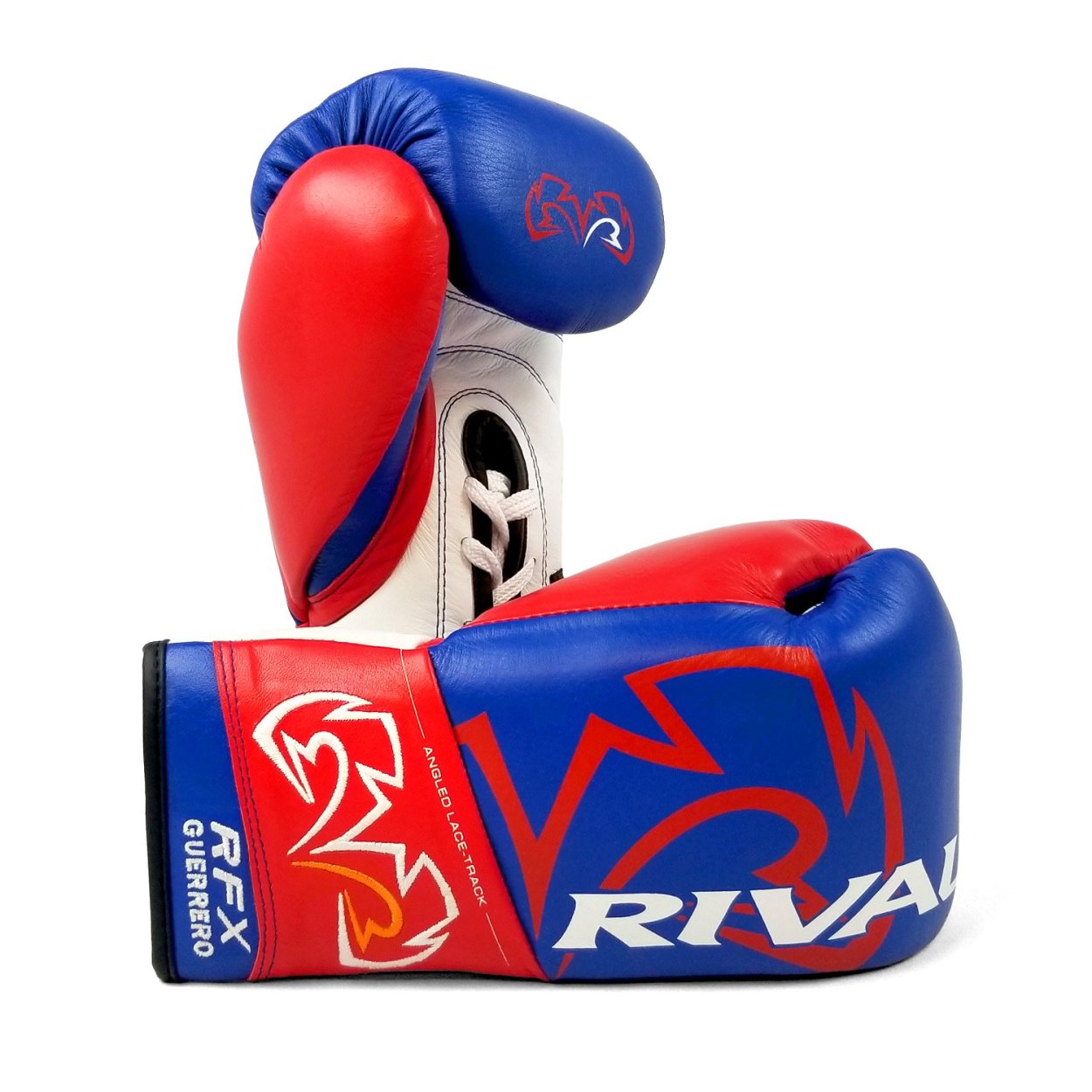 Rival Boxing RFX Guerrero HDE-F Pro Fight Lace Up Leather Boxing Gloves -  Red