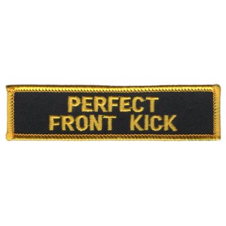 Merit Patch: Forms: Perfect Front Kick P108