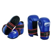 Semi Contact Sparring Gloves & Boots Set - Blue