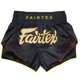 Fairtex Muay Thai Fight Shorts Black - MR X