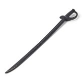 Black Polypropylene Saber Sword - 35.4"