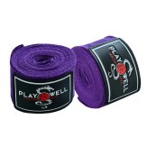 Boxing Elasticated Cotton Purple Hand Wraps - 4M