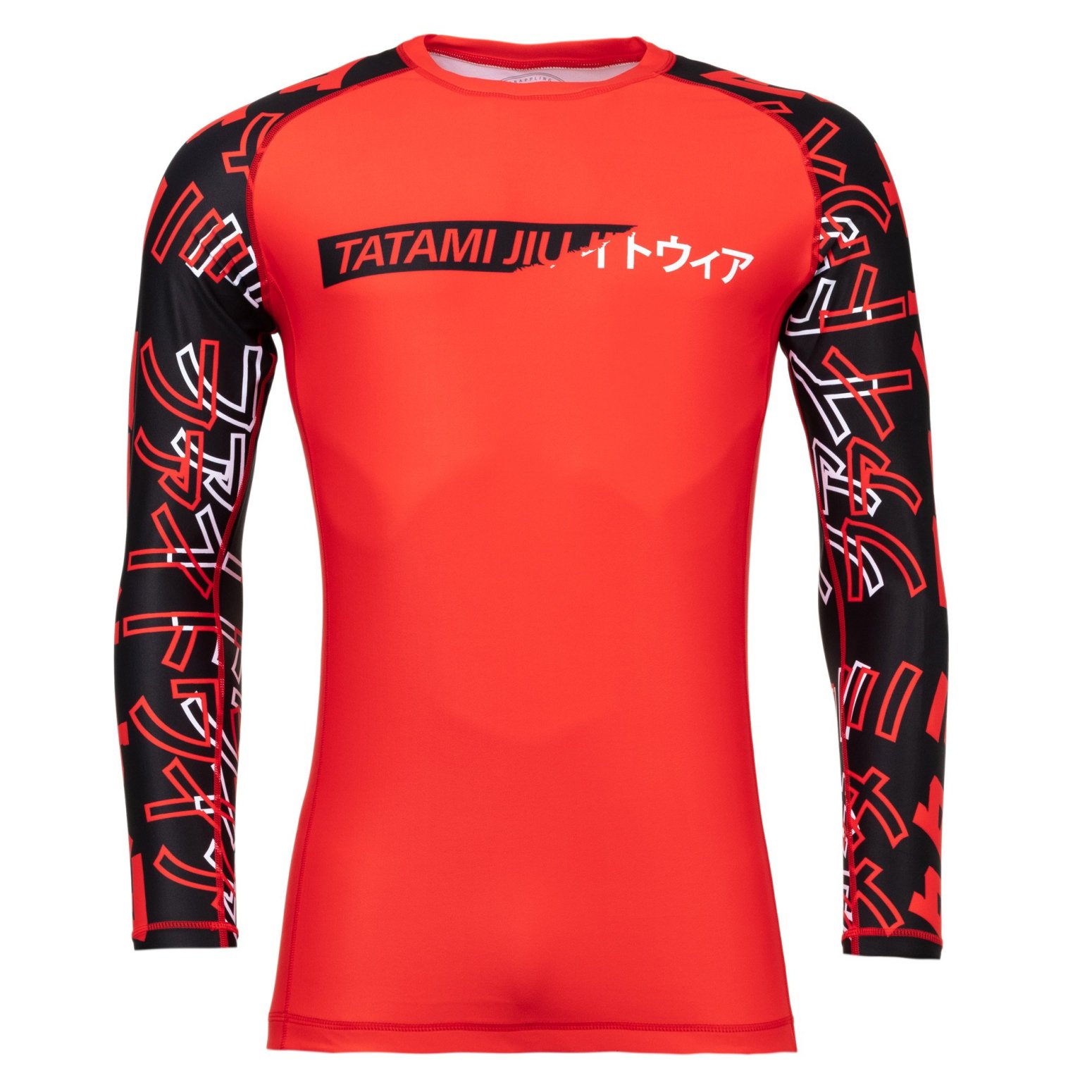 Tatami Mens No Gi Uncover Long Sleeve Rash Guard - Red