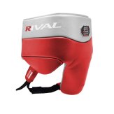 Rival NFL100 Professional Boxing Groin Guard - Red/Silver