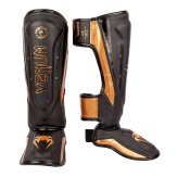 Venum MMA Muay Thai Elite EVO Shin Guards - Black/Gold