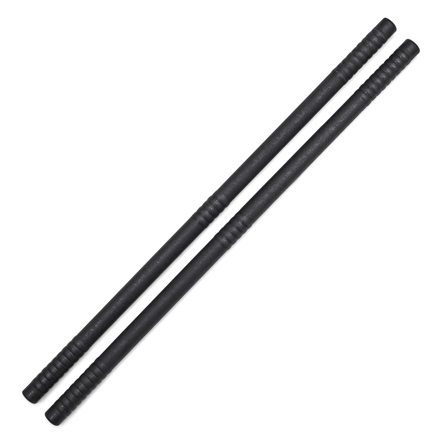 Black Polypropylene Full Contact Escrima Sticks Pair - 28\"