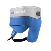 Rival NFL100 Professional Boxing Groin Guard - Blue/Silver