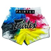 Fairtex Acid Jazz Muay Thai Fight Shorts - White