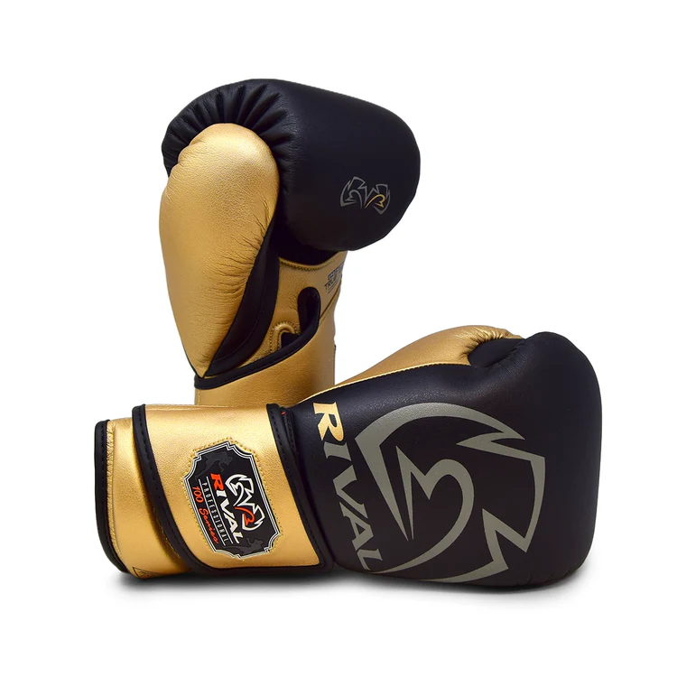 Rival RB100 Professional Bag Gloves - Black/Gold