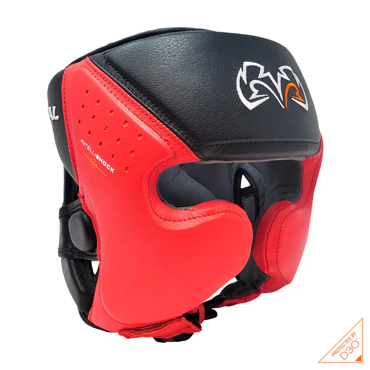 Rival Boxing RHG10 Intelli-Shock Training Head Guard - Red